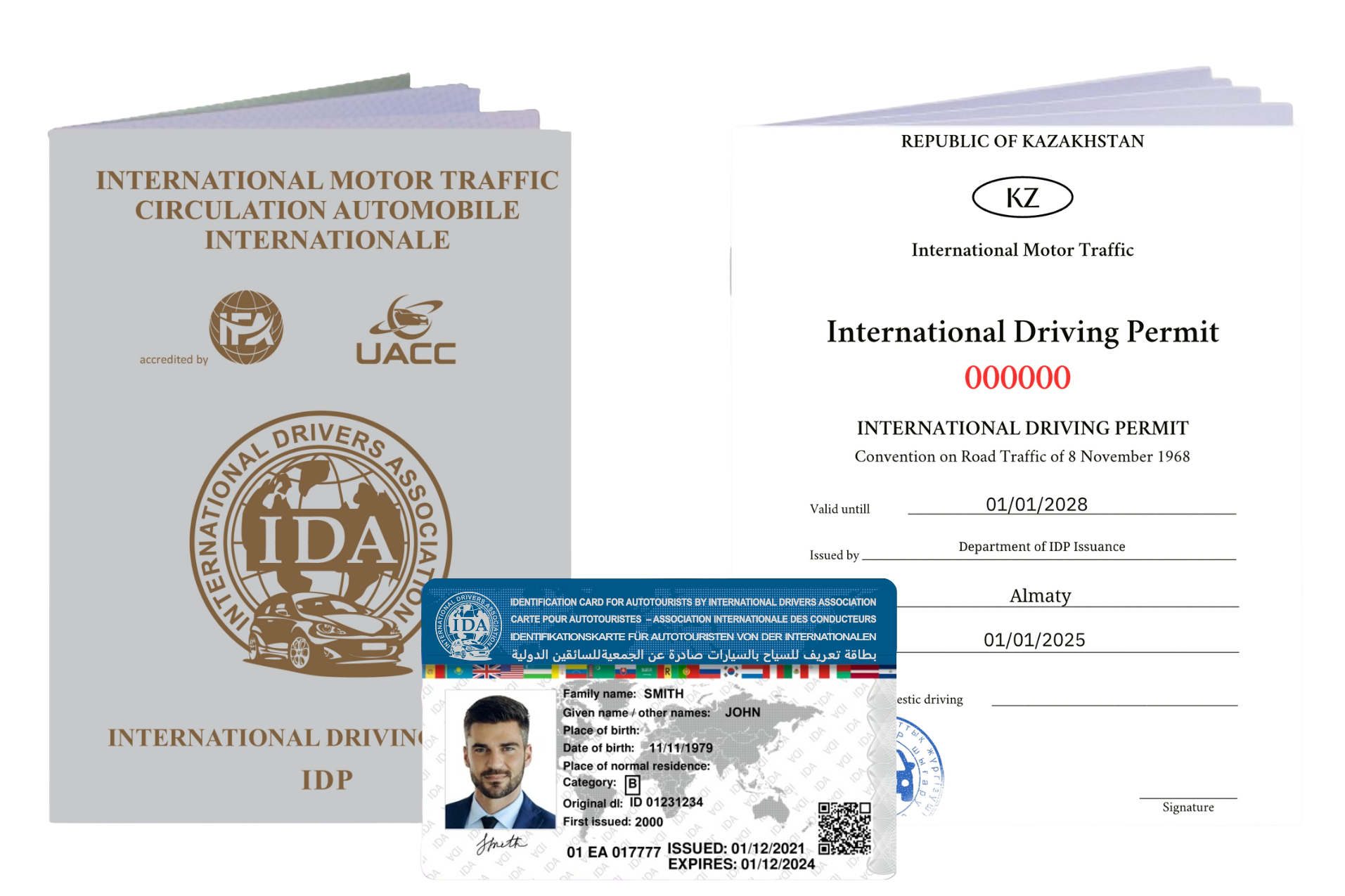 Комплект Международного Водительского Удостоверения IDA